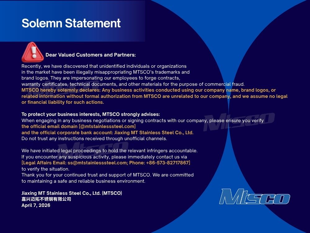 MTSCO Solemn Statement