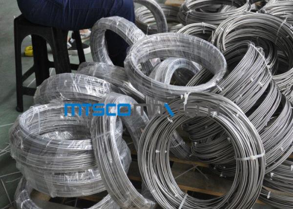 ASTM A269 304/316/321/309S/310S Stainless Steel Bright Annealed Coiled Tube For Downhloe Tools