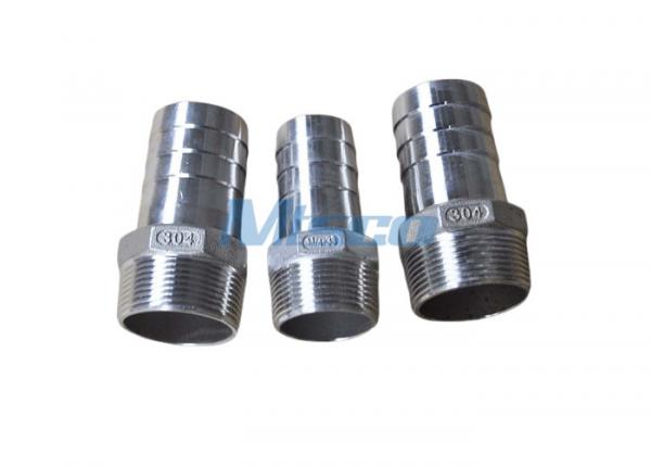 ASTM A351 CF8 Hose Pipe Nipple Casting Fitting NPTM Thread Connection