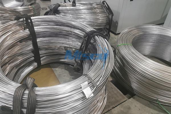 TP304/304L 3/8in Stainless Steel Coiled Tubing, Single Core Tubing For Marine