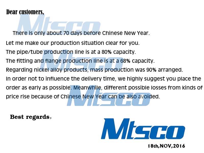 TO MY DEAR CUSTOMERS