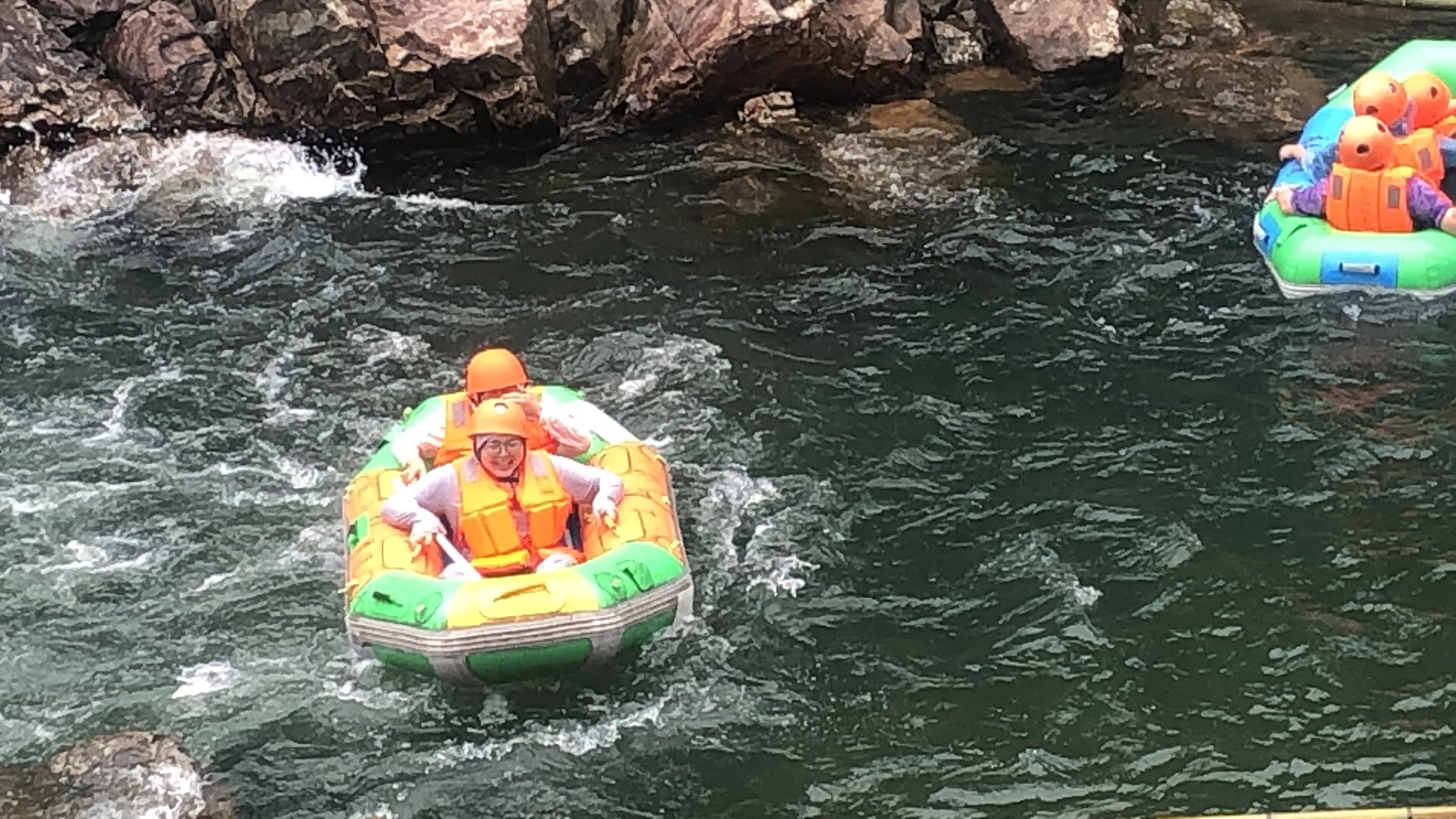 View the bamboo sea, Fight riptide rafting! A wonderful team activity